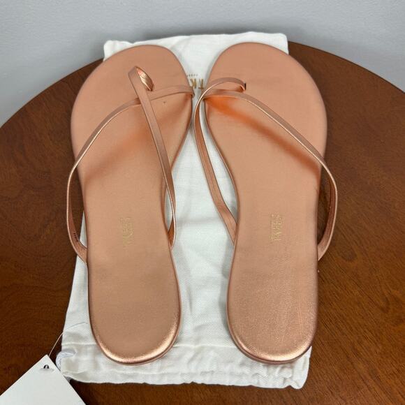 TKEES Riley Flip Flops in Beach Pearl Size 11 - Picture 3 of 5